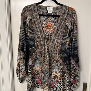 Camilla Bohemian Silk Top